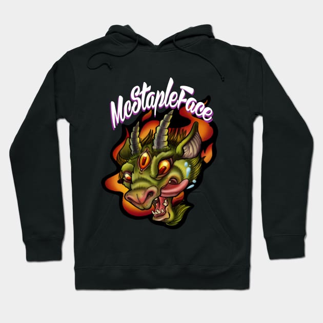 McStapleFace Goat Logo (2014) Hoodie by InkyMcStapleface